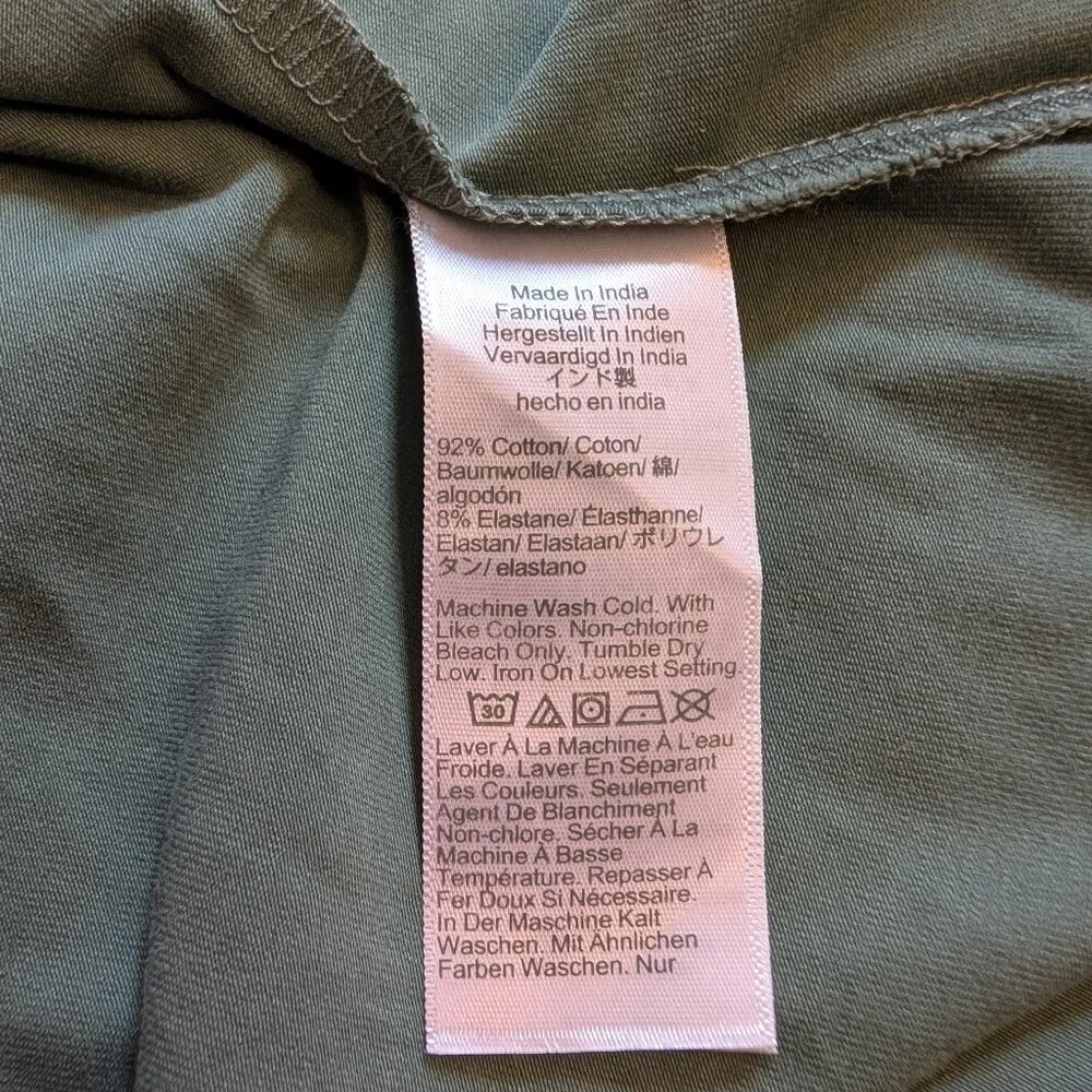 J Crew Long Sleeve Green Body Suit Size Small